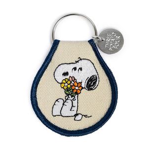 Snoopy Flower Bouquet Keychain