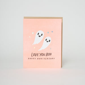 Love You, Boo. Happy Anniversary Card