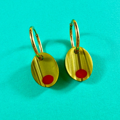 Martini Olive Earrings
