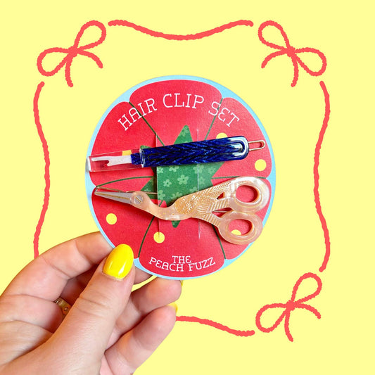 Sewing Kit Hair Clip Set