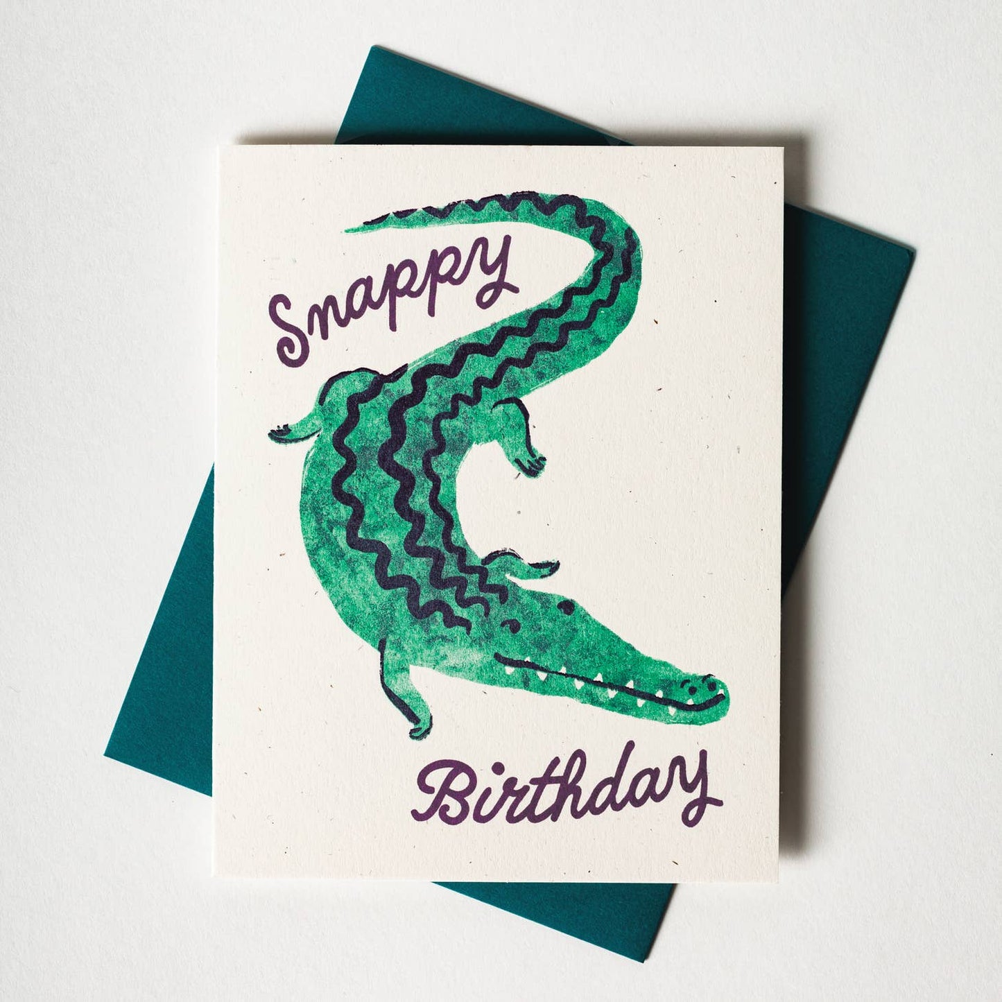 Snappy Birthday - Risograph Card