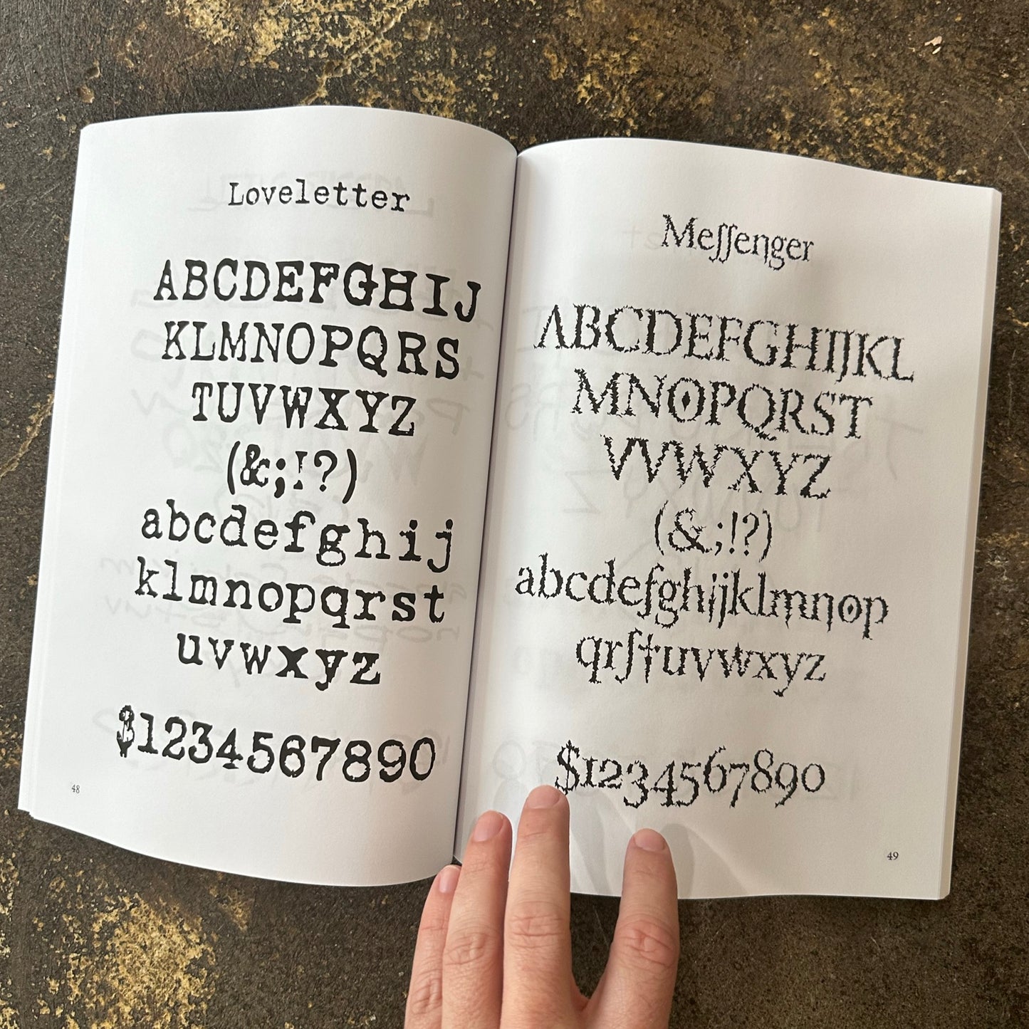 Grunge Alphabets