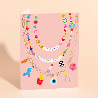 Festival Beads Birthday Card