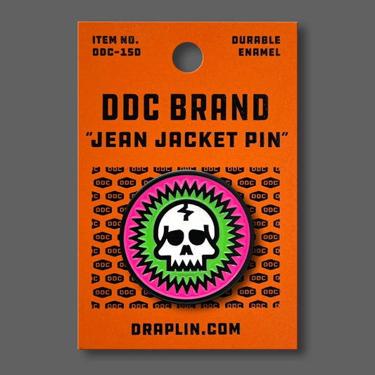 DDC-290 “Skull - Pink/Green” Enamel Pin