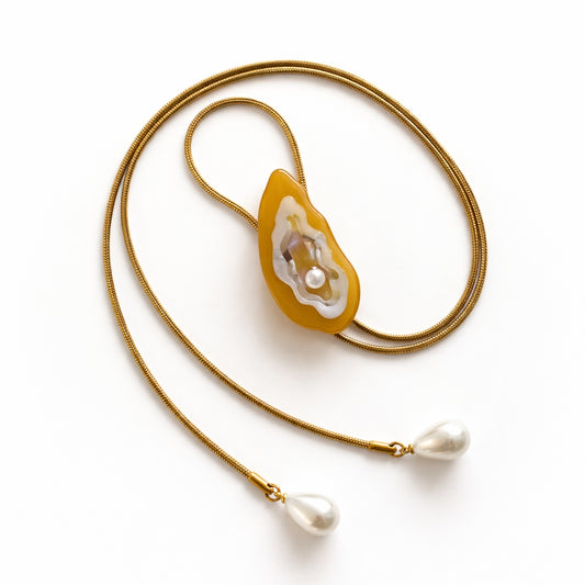 Oyster Bolo Tie