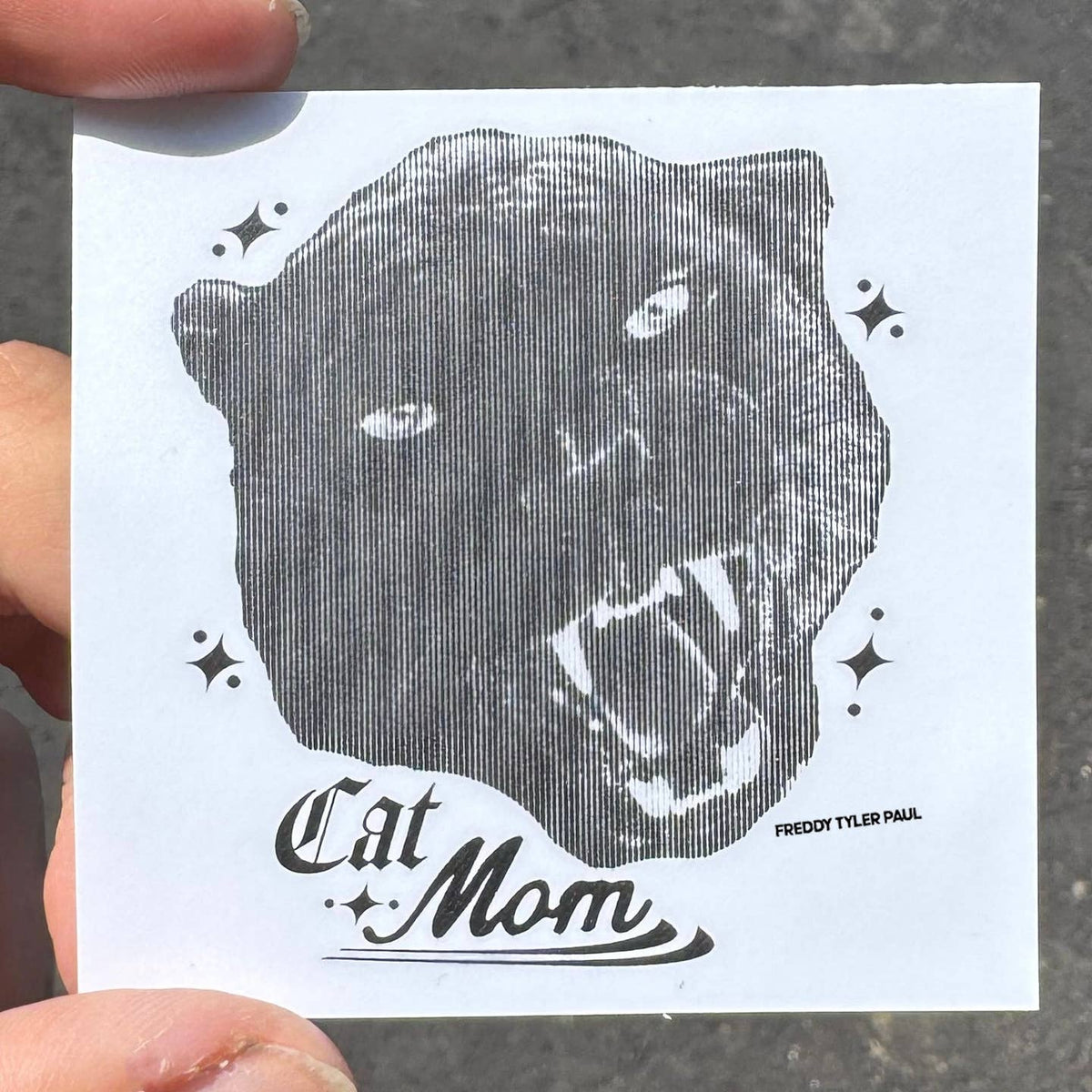 Cat Mom Sticker