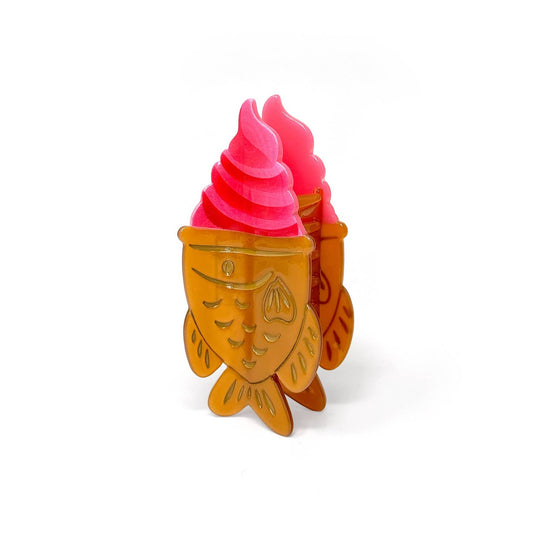 Taiyaki Soft Serve Ice Cream Hair Claw