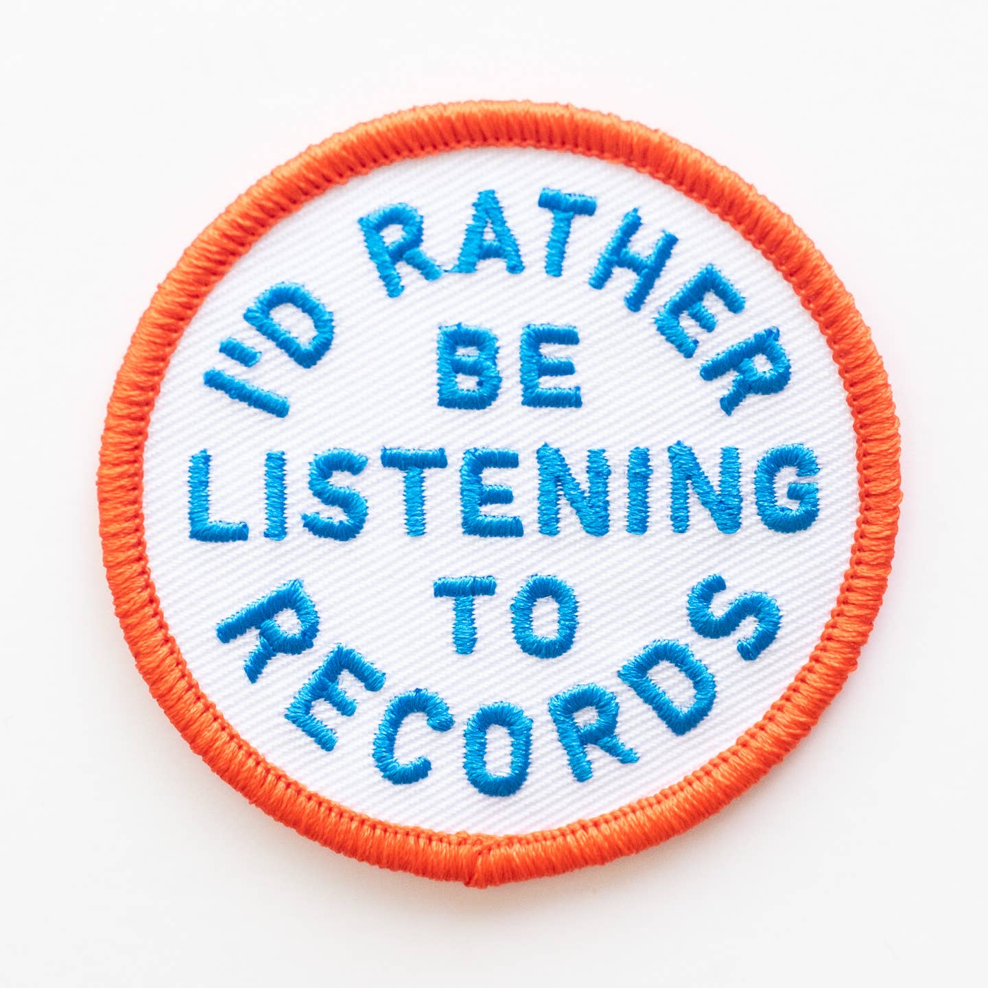 I'd Rather Be Listening To Records Patch