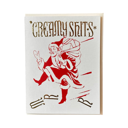 Creamy Shits Merry Christmas Card
