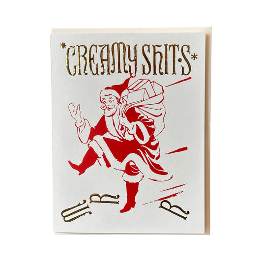 Creamy Shits Merry Christmas Card