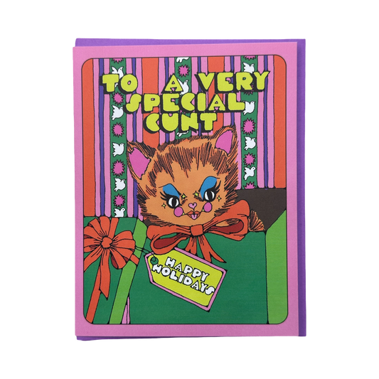 Holiday Special C*nt - Greeting Card