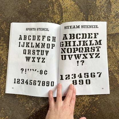 Stencil Alphabets Book