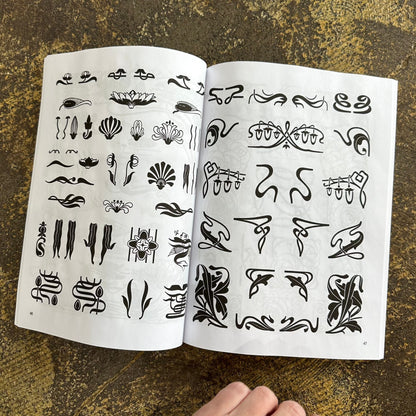 Art Nouveau Typographic Ornaments Book