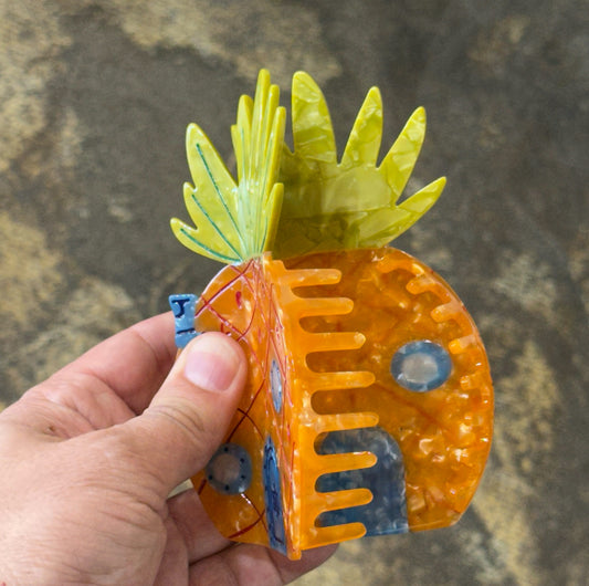 Sponge House Hair Claw