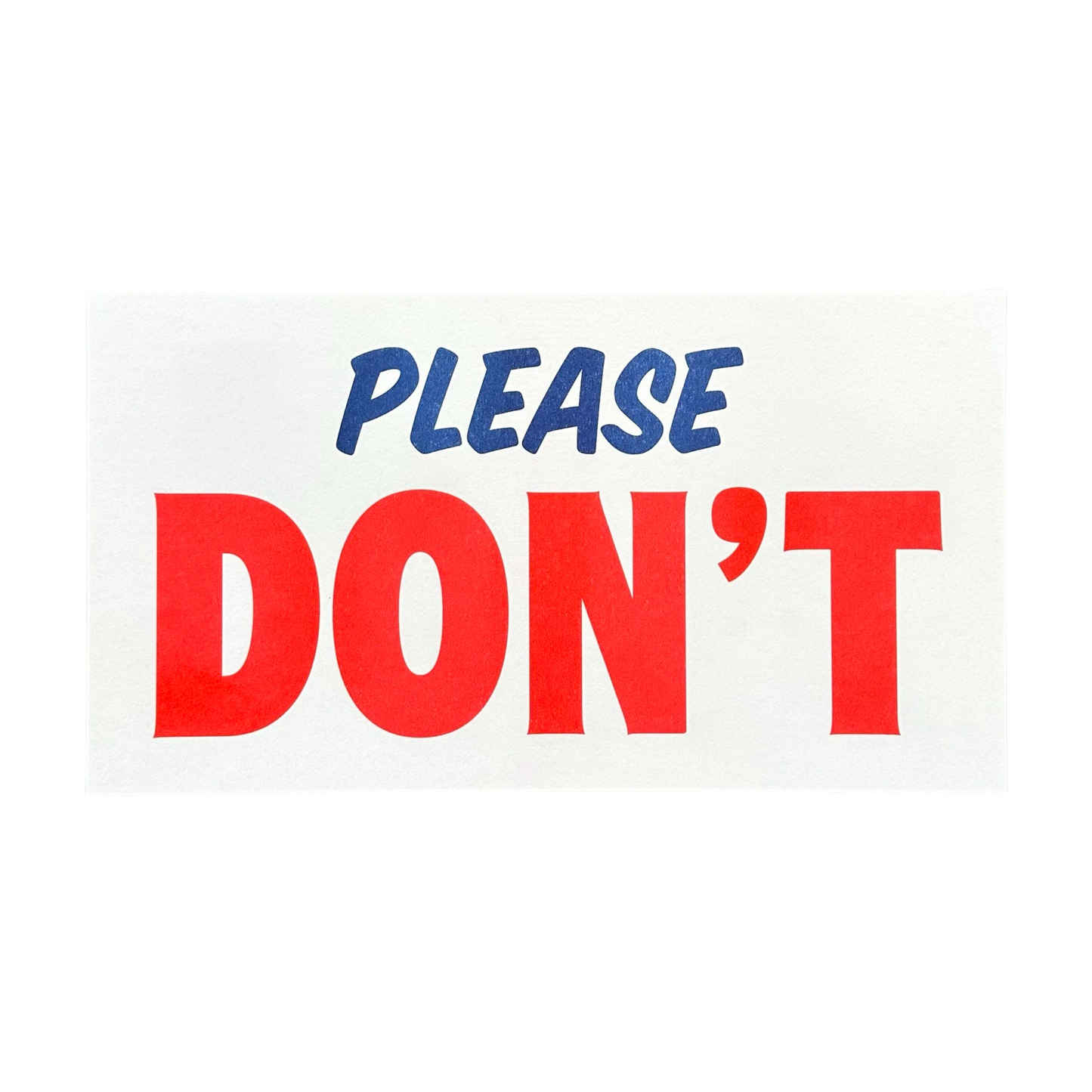 Please Don't Riso Print