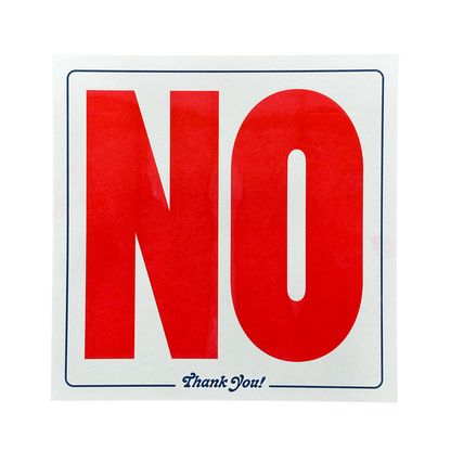 NO Thank You! Riso Print
