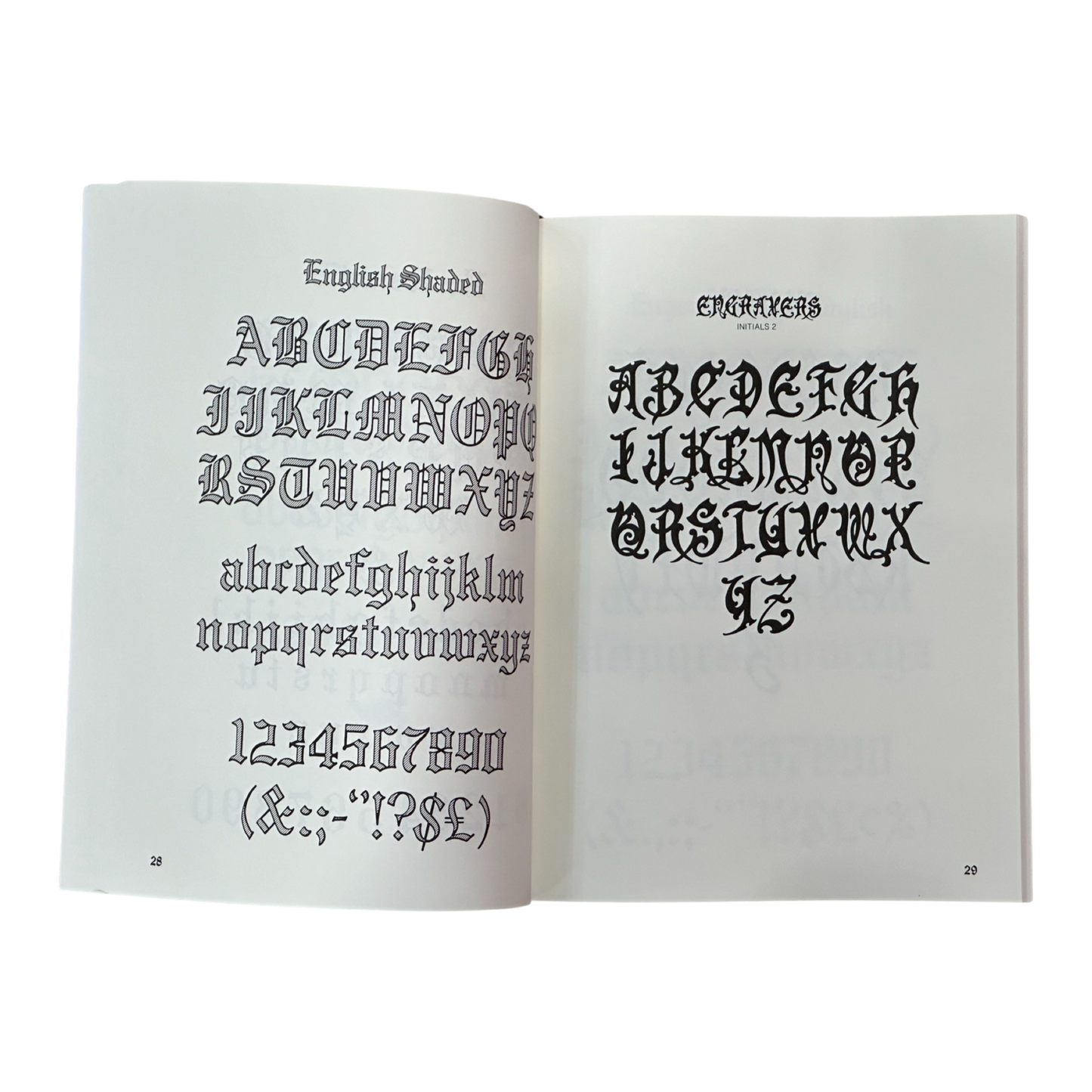 Gothic And Old English Alphabets