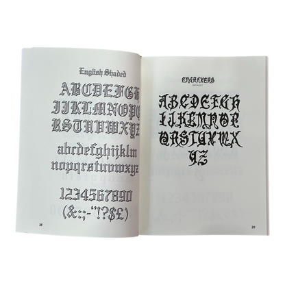 Gothic And Old English Alphabets