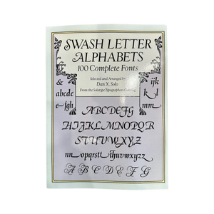 Swash Letter Alphabets 100 Complete Fonts Book