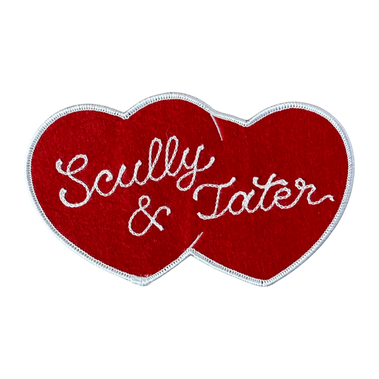 Custom Double Heart - 2 Name Patch