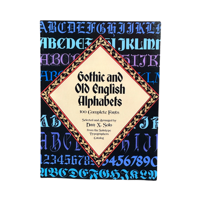 Gothic And Old English Alphabets