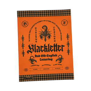 Blackletter And Old English Lettering Book