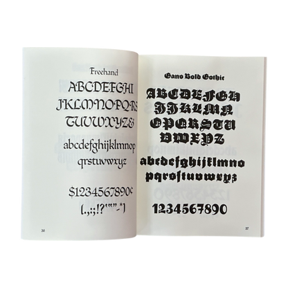 Gothic And Old English Alphabets