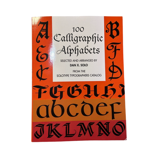 100 Calligraphic Alphabets Book
