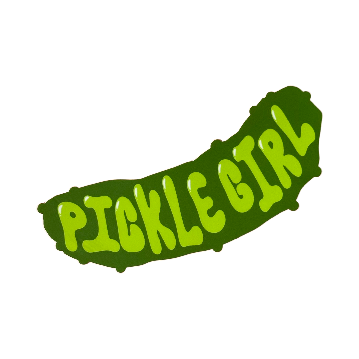 Pickle Girl Bumper Sticker