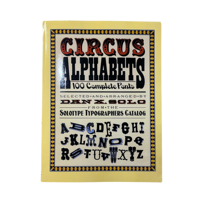 Circus Alphabets 100 Complete Fonts Book