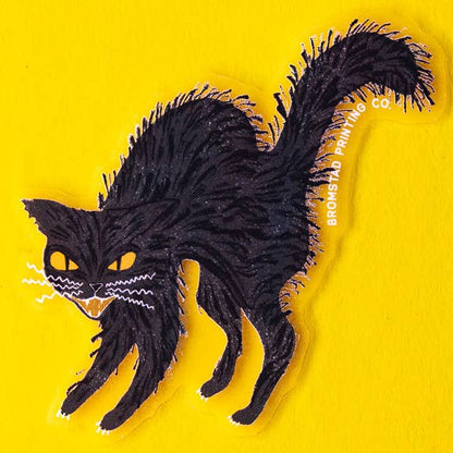 Scaredy Cat - Clear Sticker