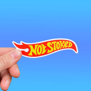 Not Stoked Vinyl Sticker