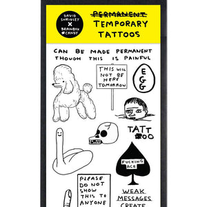Temporary Tattoos - David Shrigley