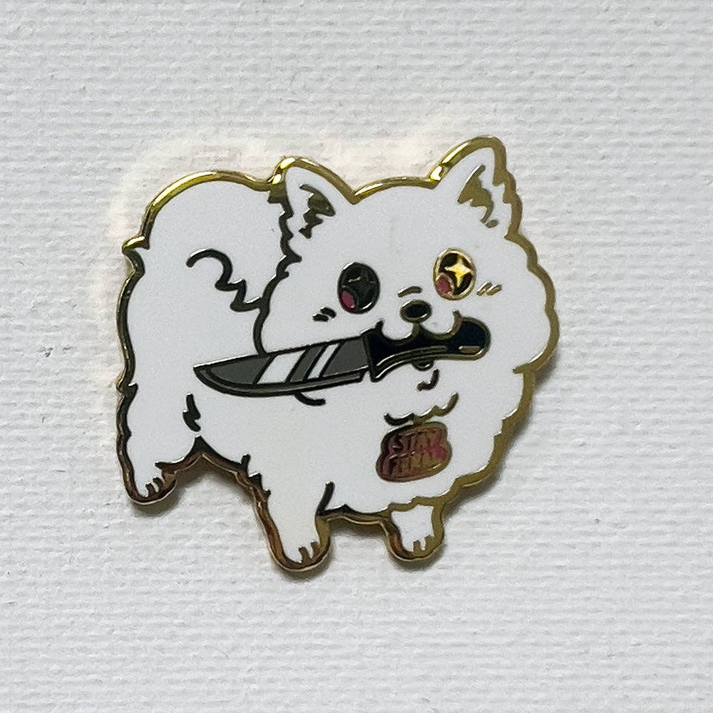 Stay Feral Enamel Pin