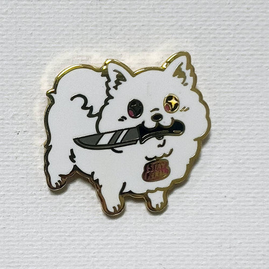 Stay Feral Enamel Pin