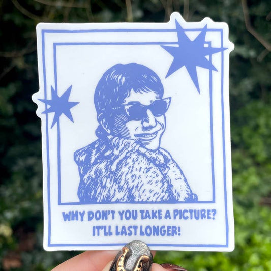 Why don't you take a picture? It will last longer - Sticker