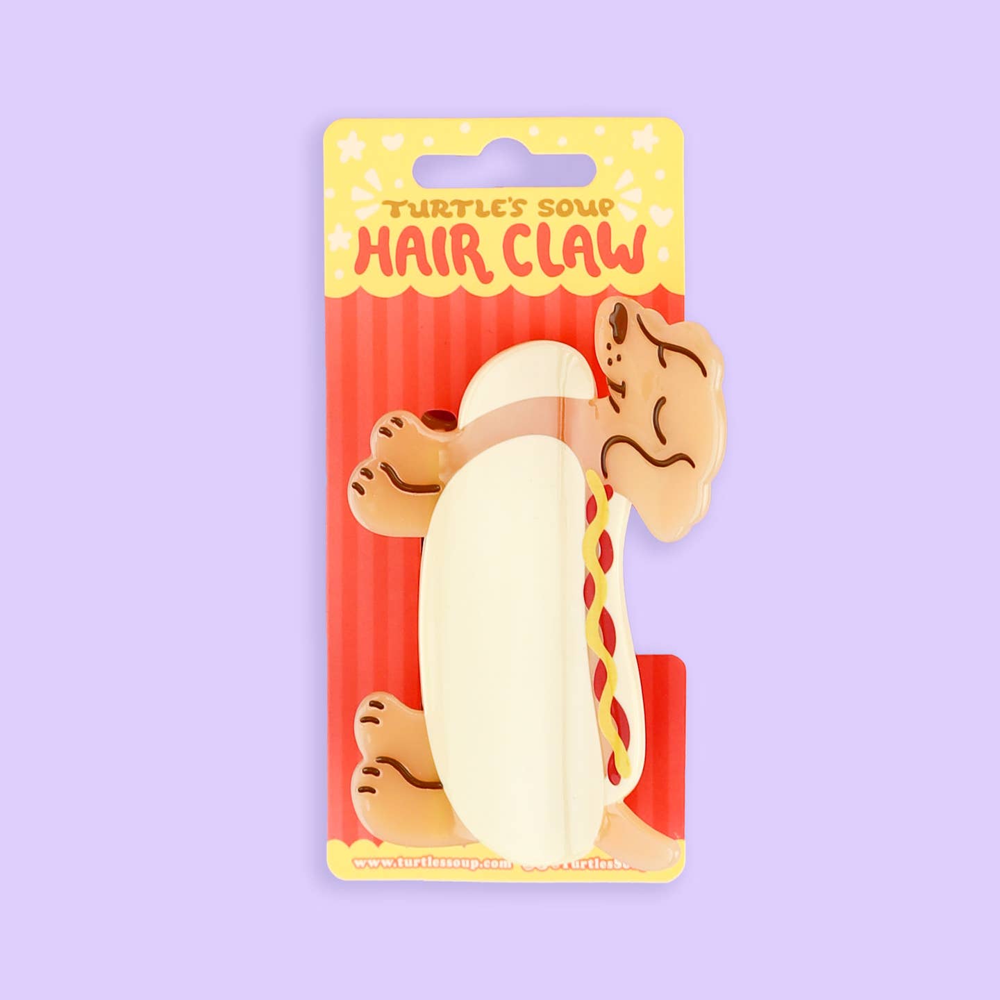 Hot Dog Dachshund Hair Claw