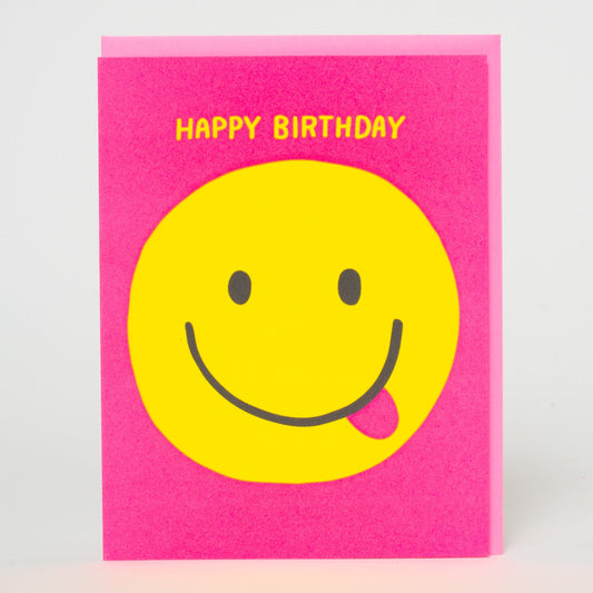 Happy Birthday Smiley Face - ASHKAHN