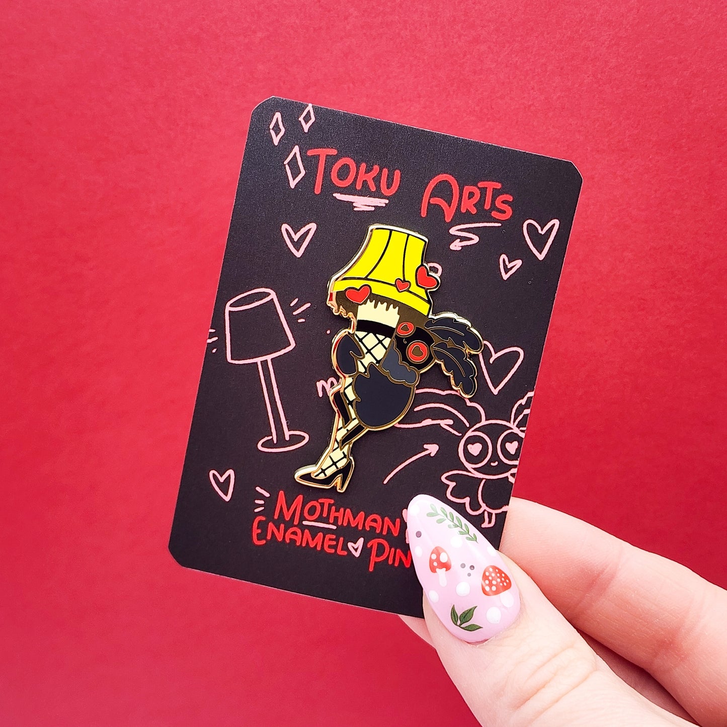 Leg Lamp Mothman Enamel Pin