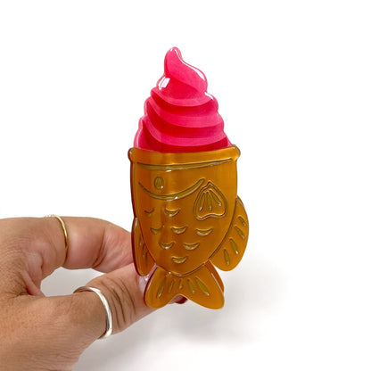 Taiyaki Soft Serve Ice Cream Hair Claw