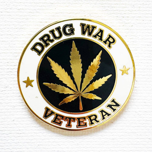 Drug War Veteran Enamel Pin