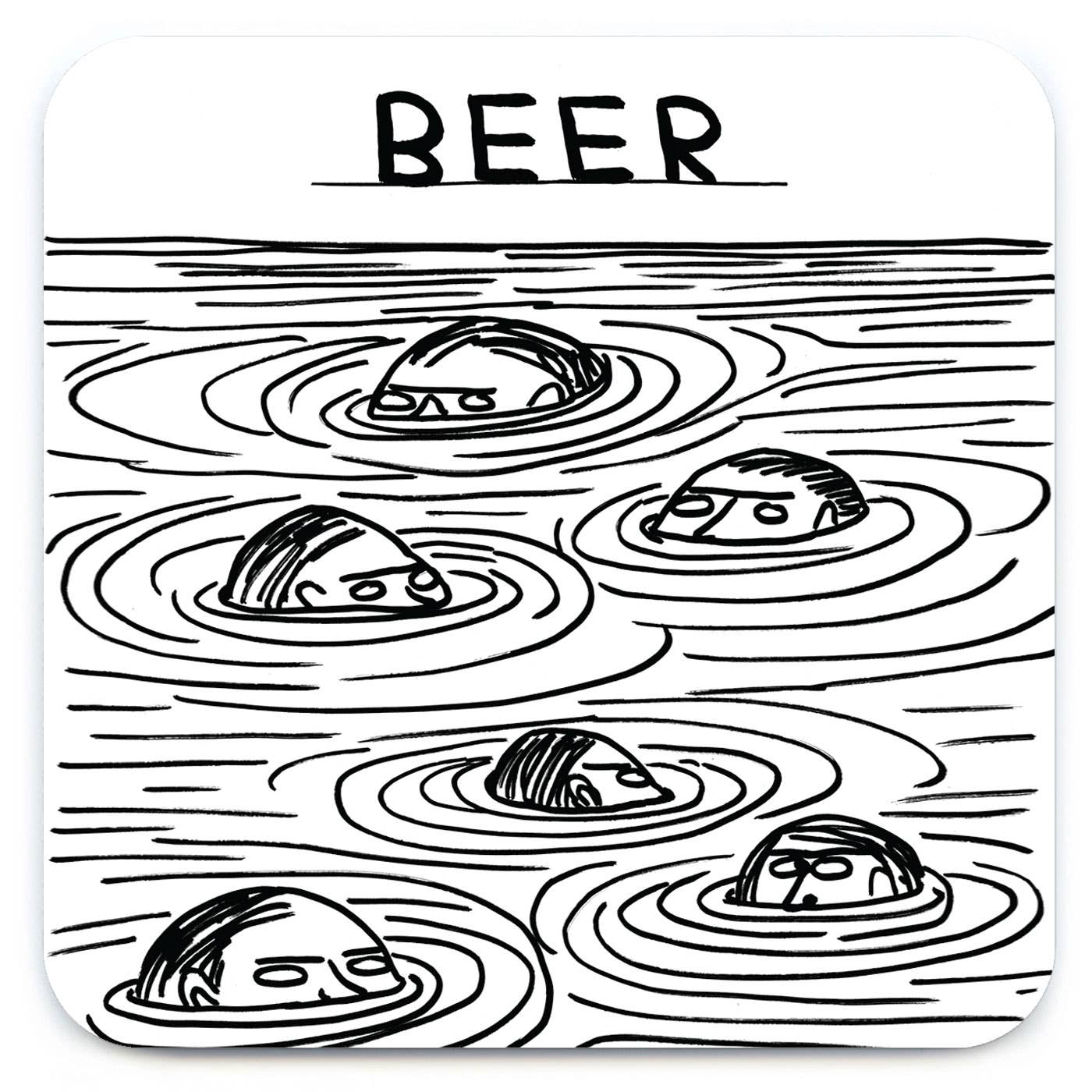 Beer Coaster - David Shrigley