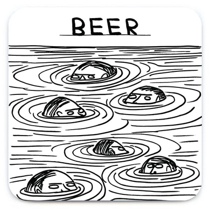 Beer Coaster - David Shrigley