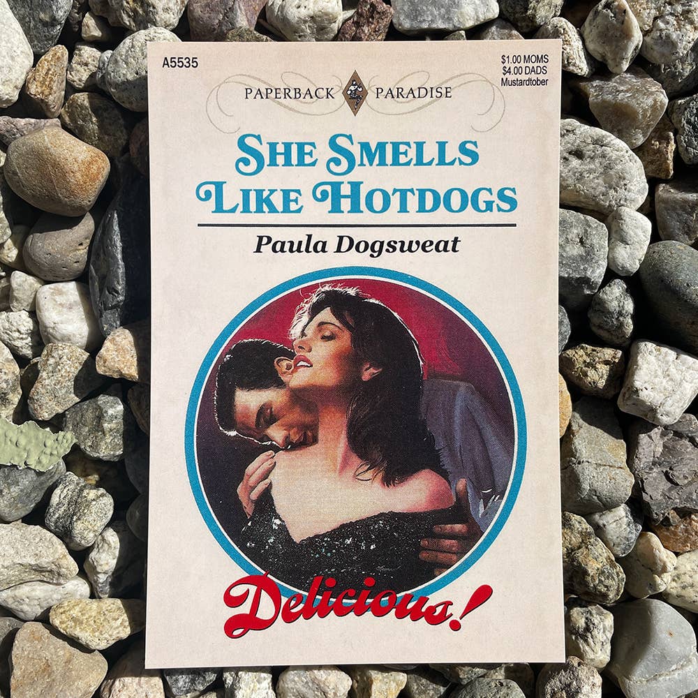 She Smells Like Hot Dogs Postcard