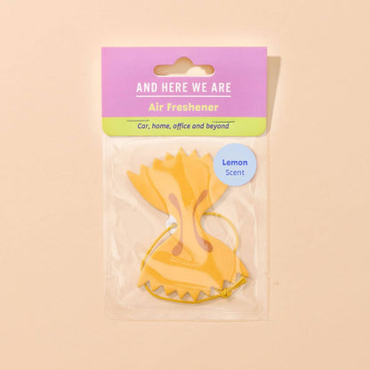 Farfalle Bowtie Pasta Vehicle Lemon Scented Air Freshener
