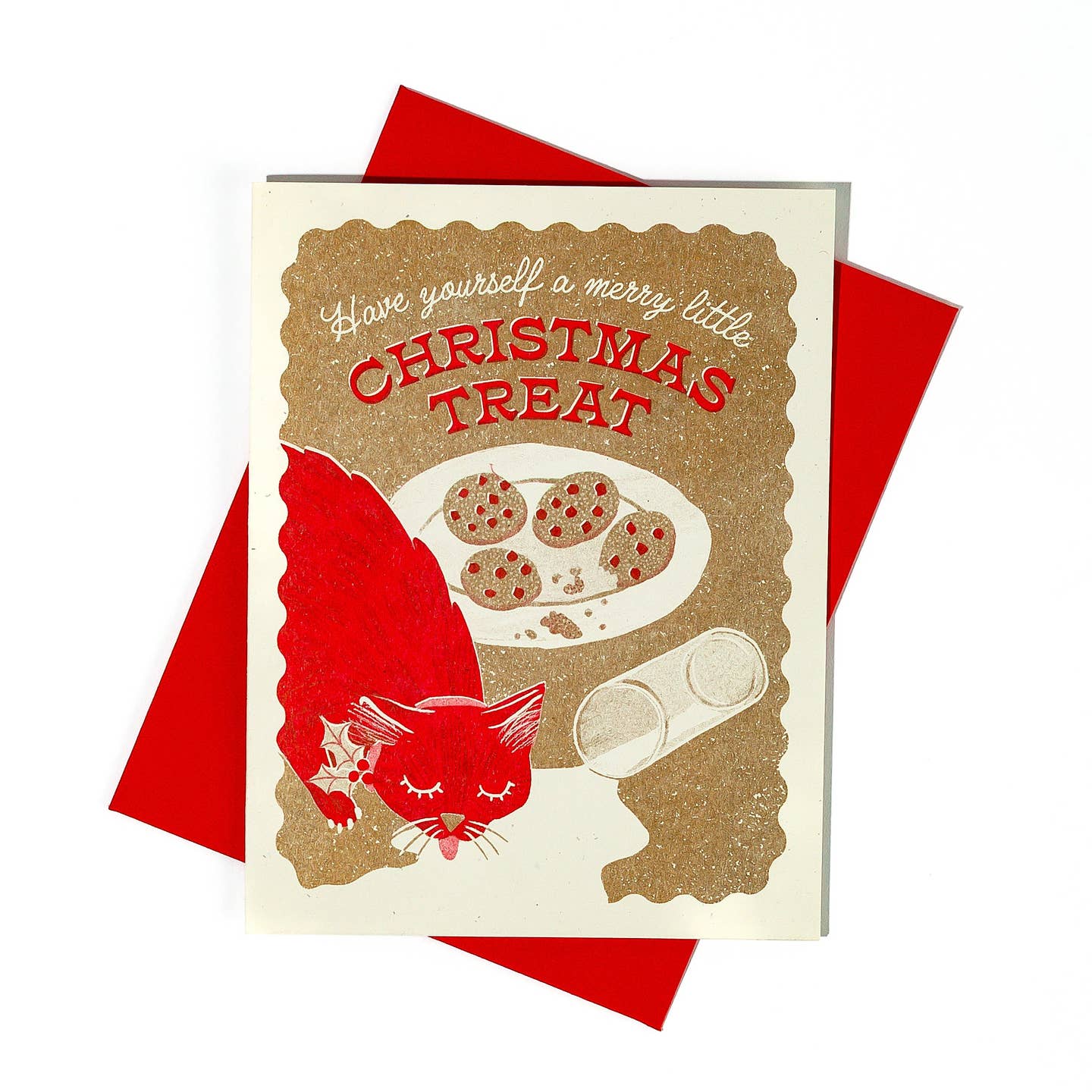 Have Yourself A Merry Little Christmas Treat Cat Card