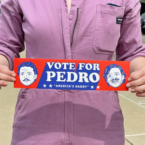 Vote For Pedro Bumper Sticker