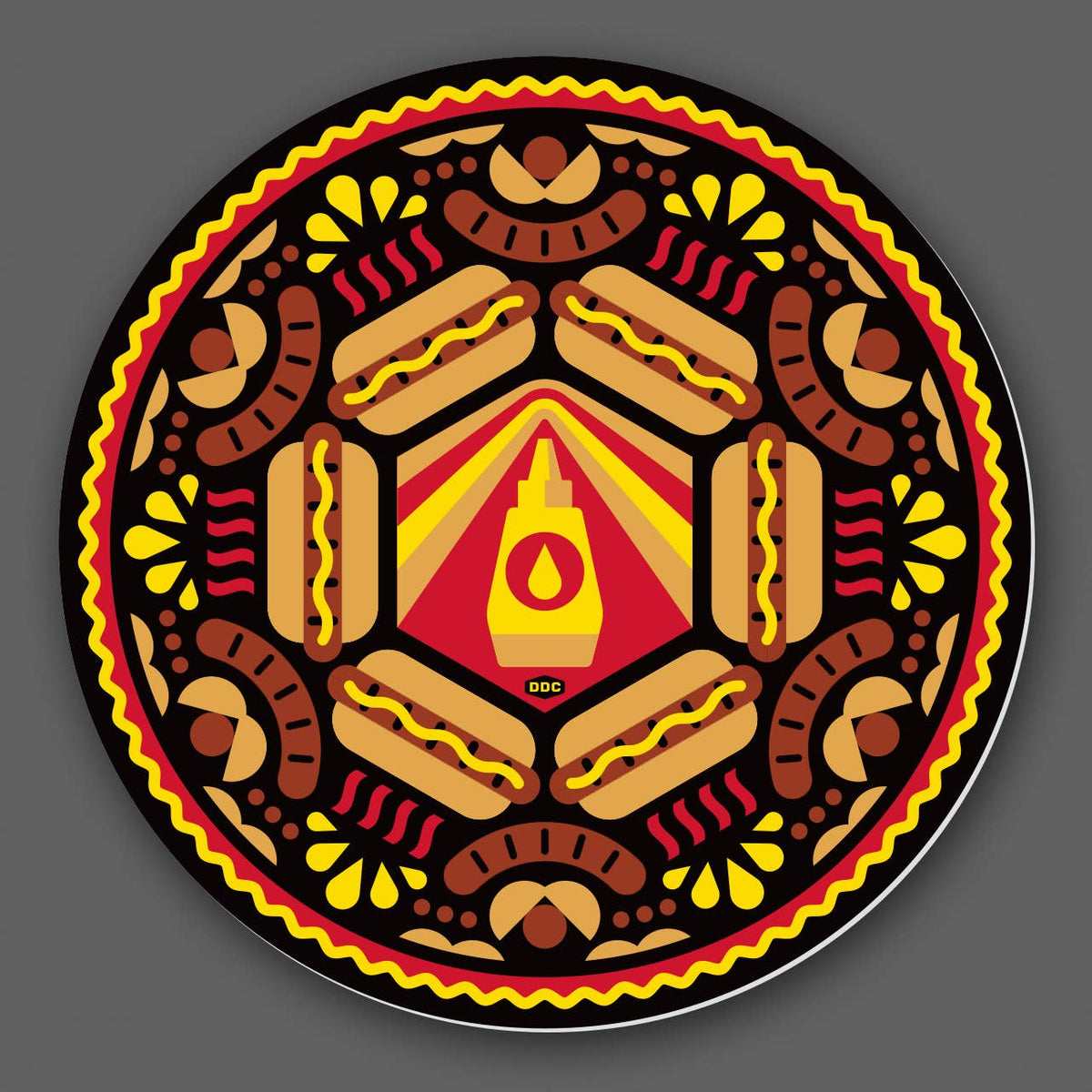 DDC-342 “Hot Dog Mandala” Decal