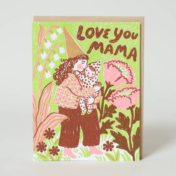 Love You Mama - Mother's Day Card