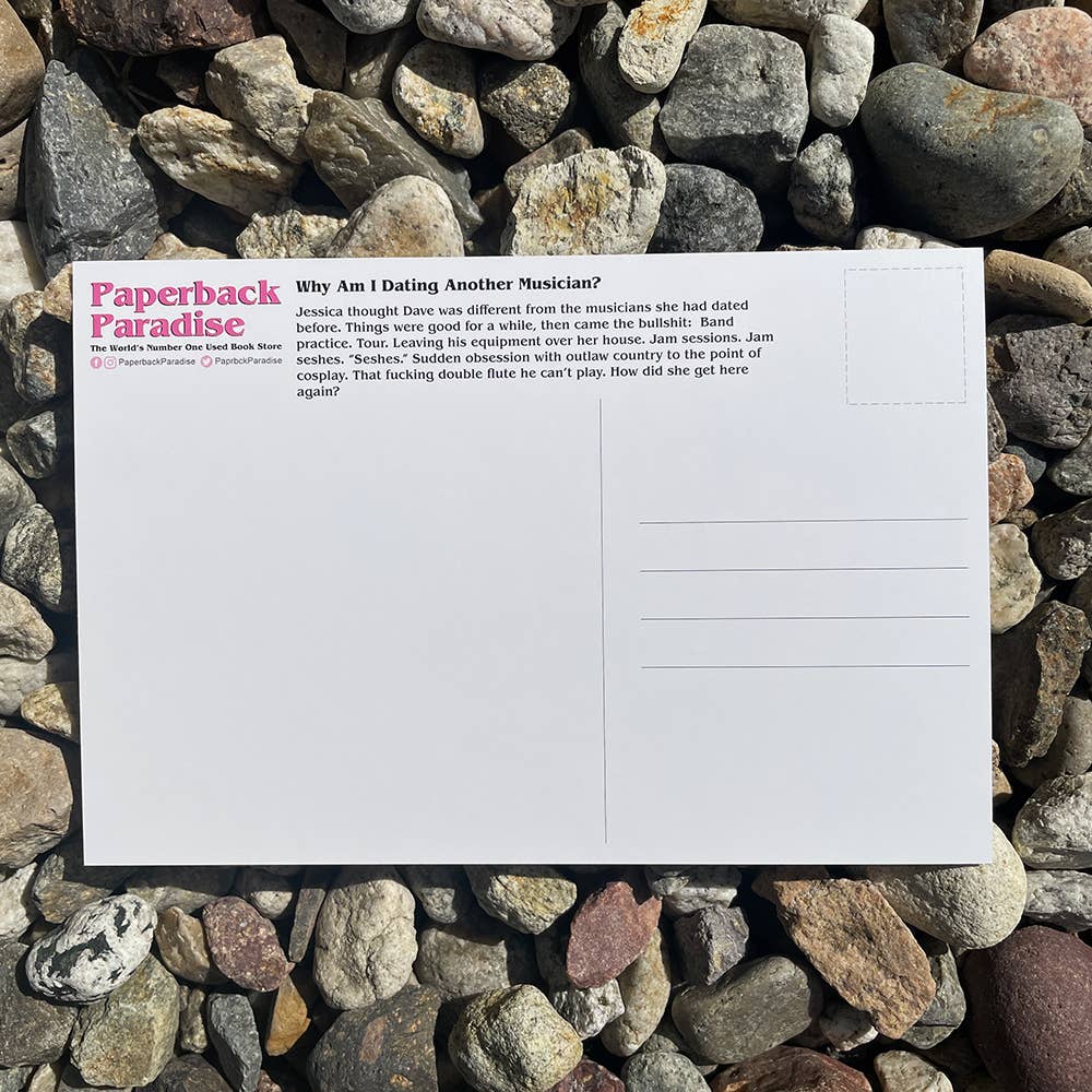 Why Am I Dating Another Musician? Postcard